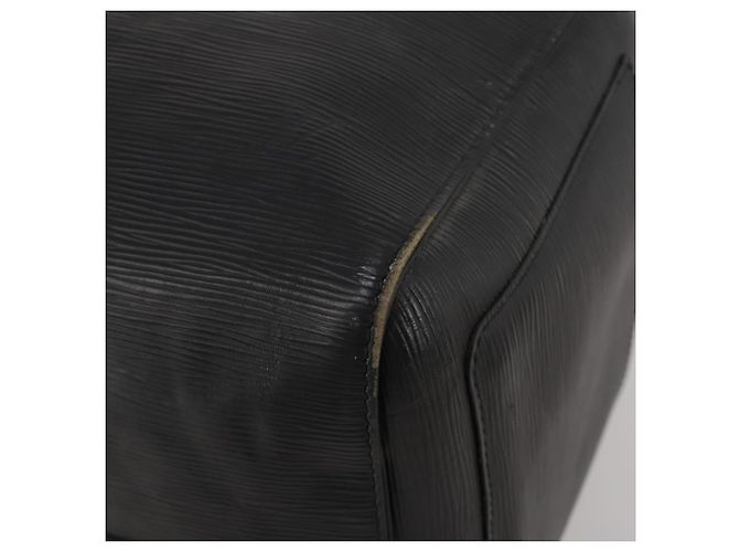 LOUIS VUITTON Epi Keepall 55 Boston Bag Noir M42952 LV Auth ep15146 Nero - vista 10