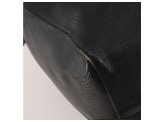 LOUIS VUITTON Epi Keepall 55 Boston Bag Noir M42952 LV Auth ep15146 Nero - vista 11