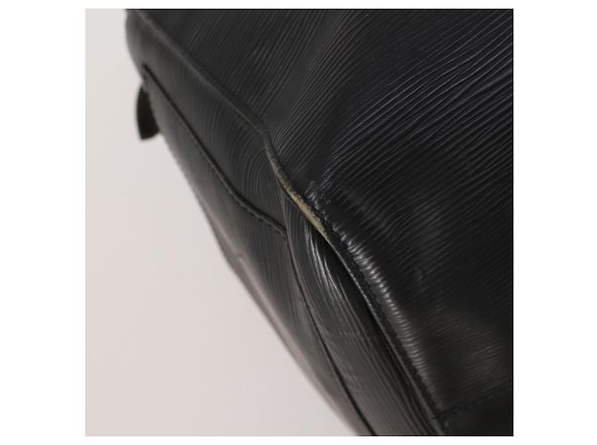 LOUIS VUITTON Epi Keepall 55 Boston Bag Noir M42952 LV Auth ep15146 Nero - vista 13