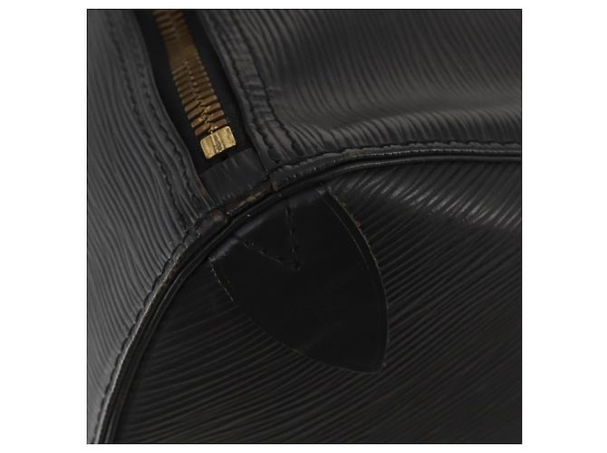 LOUIS VUITTON Epi Keepall 55 Boston Bag Noir M42952 LV Auth ep15146 Nero - vista 15