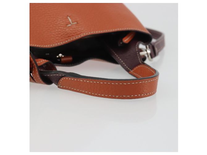 Borsa a mano TOD'S in pelle 2way Arancione Argento Auth 192540V - vista 7