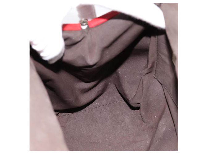 Borsa a mano Miu Miu in pelle rossa e argento Auth 196237A Rosso - vista 17