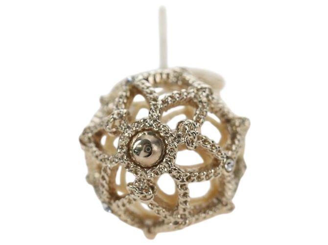 CHANEL COCO Mark Pierce metal tono dorado CC Auth 195948M - vista 15