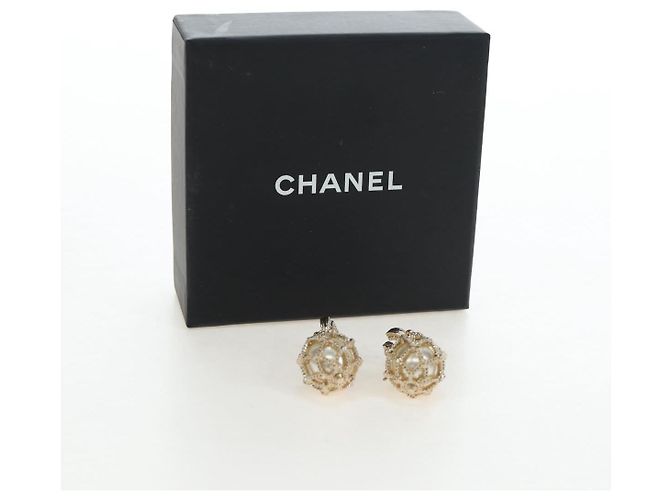 CHANEL COCO Mark Pierce metal tono dorado CC Auth 195948M - vista 18