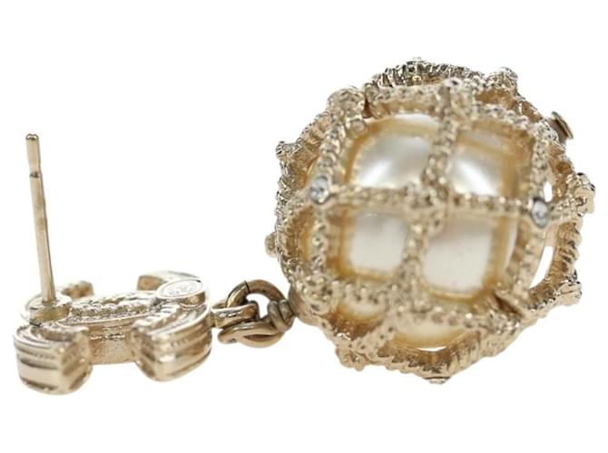CHANEL COCO Mark Pierce metal tono dorado CC Auth 195948M - vista 6