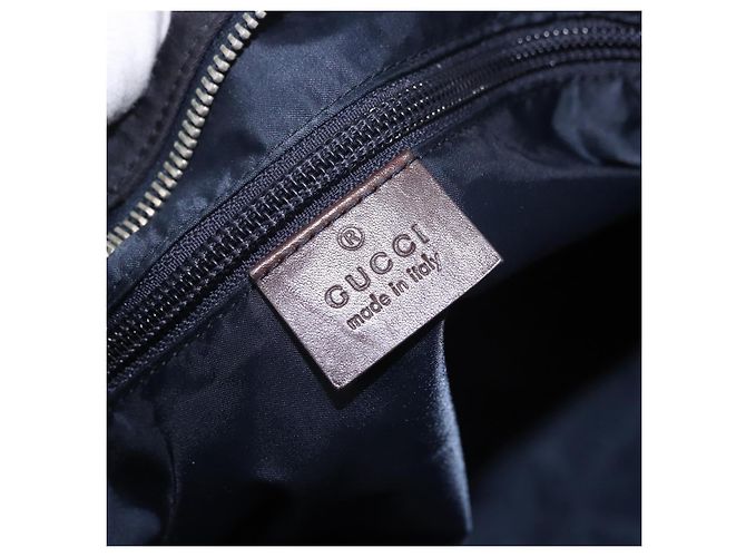 Borsa a tracolla GUCCI Sherry Line Nylon Navy Silver 270410 Auth ka5604A Argento Blu navy - vista 16