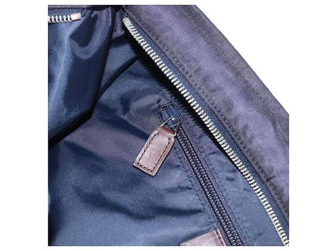 Borsa a tracolla GUCCI Sherry Line Nylon Navy Silver 270410 Auth ka5604A Argento Blu navy - vista 20