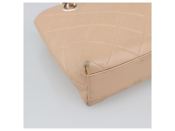 Borsa a mano CHANEL Matelasse con catena in pelle d'agnello Rosa Argento CC Auth 194311A - vista 11