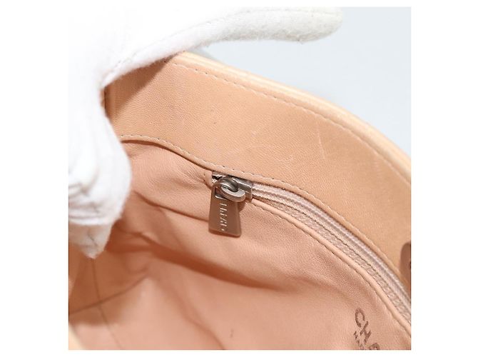 Borsa a mano CHANEL Matelasse con catena in pelle d'agnello Rosa Argento CC Auth 194311A - vista 18