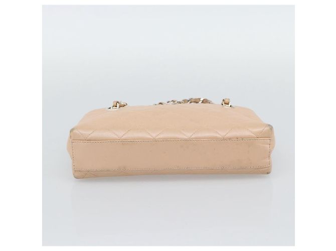 Borsa a mano CHANEL Matelasse con catena in pelle d'agnello Rosa Argento CC Auth 194311A - vista 9