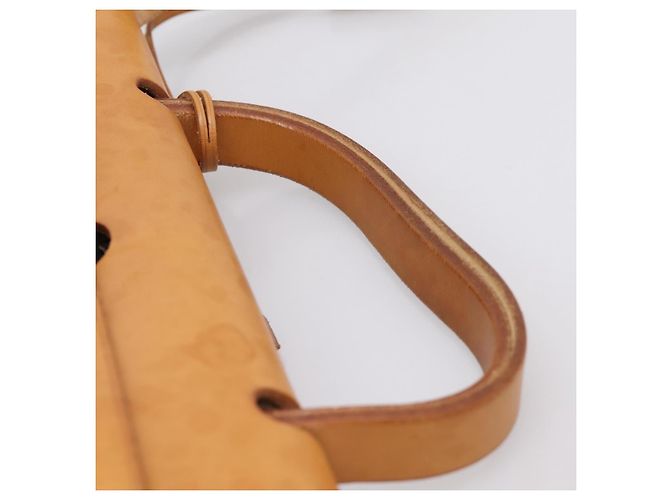 Hermès HERMES Herbag Ad PM Rucksack Canvas Leder Beige Silver Auth ka5642V Silber - Ansicht 8