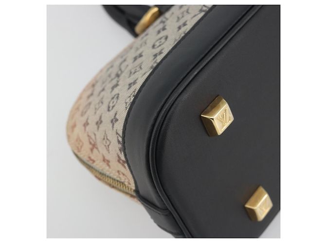 LOUIS VUITTON Monogram Mini Alma Ron Hand Bag Blue M92205 LV Auth 195406 - vista 11