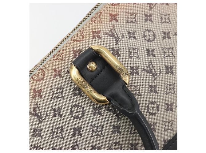 LOUIS VUITTON Monogram Mini Alma Ron Hand Bag Blue M92205 LV Auth 195406 - vista 16