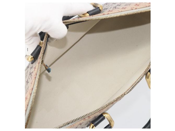 LOUIS VUITTON Monogram Mini Alma Ron Hand Bag Blue M92205 LV Auth 195406 - vista 18