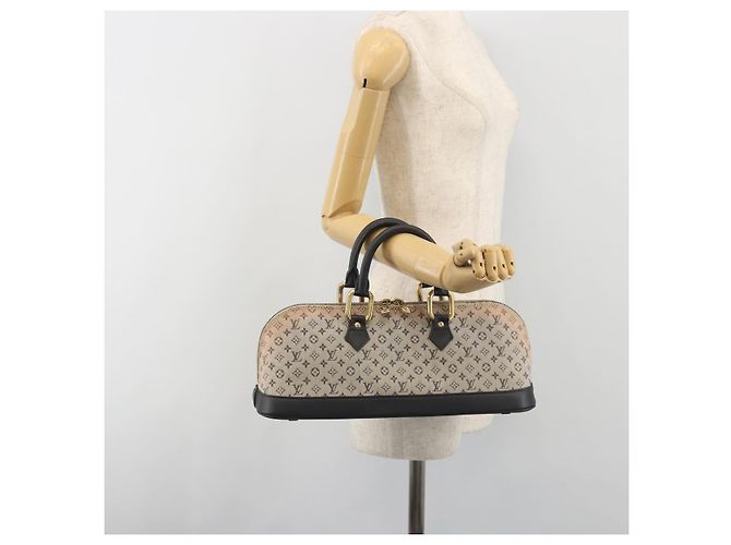 LOUIS VUITTON Monogram Mini Alma Ron Hand Bag Blue M92205 LV Auth 195406 - vista 24