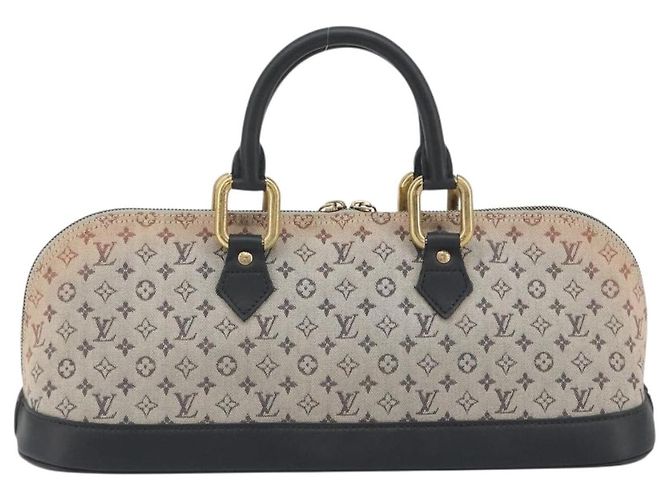 LOUIS VUITTON Monogram Mini Alma Ron Hand Bag Blue M92205 LV Auth 195406 - vista 3