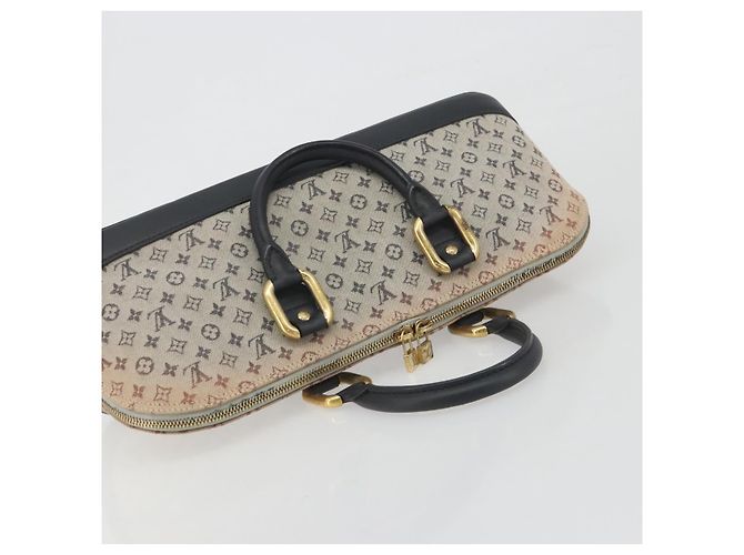 LOUIS VUITTON Monogram Mini Alma Ron Hand Bag Blue M92205 LV Auth 195406 - vista 6