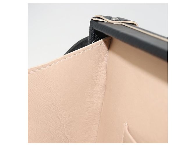 Borsa a tracolla LOUIS VUITTON Epi Petite Mar Nero Argento LV Auth 195331M - vista 24