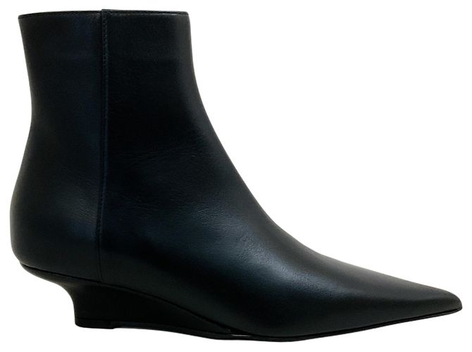 Totême Botines de cuña mini en cuero negro Toteme - vista 2