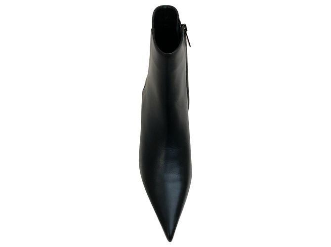 Totême Botines de cuña mini en cuero negro Toteme - vista 4