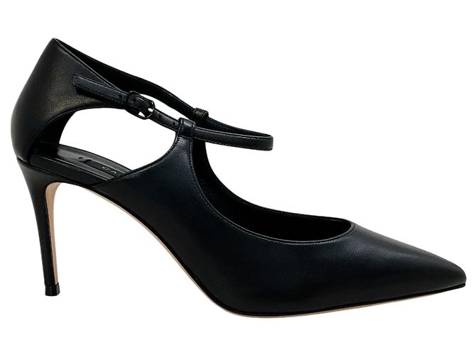 Décolleté Casadei Samurai Julia in pelle nera Nero - vista 2