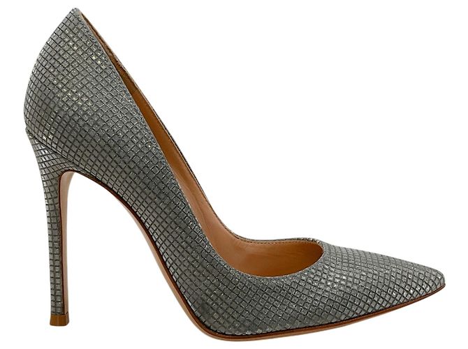 Sapatos de salto Gianvito 105 Gianvito Rossi Silver Mosiac Prata - vista 2