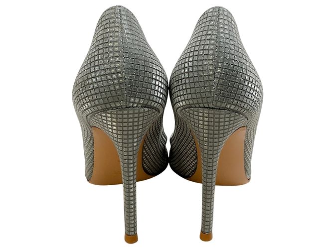 Sapatos de salto Gianvito 105 Gianvito Rossi Silver Mosiac Prata - vista 5