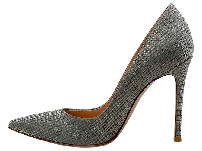 Décolleté Gianvito 105 Gianvito Rossi Silver Mosiac Argento - vista 3