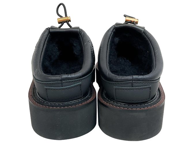 Sacai Black Micro Puffer Mules Nero - vista 5
