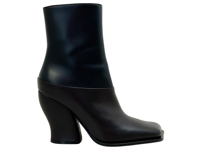 Botines Loewe Onda 90 de piel Black / Brown Negro - vista 2