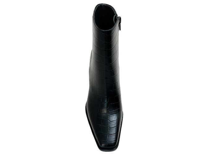 Designers Remix Botas Sam de piel grabada efecto cocodrilo negro Lana Wilkinson - vista 4