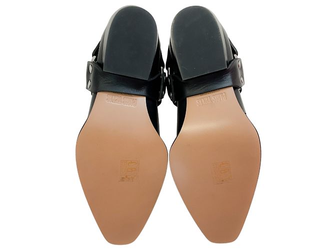 Paris Texas Botines Moto Helena de cuero negro - vista 7
