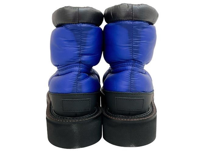 Botines Micro Puffer Sacai Cobalt Blue Azul - vista 5