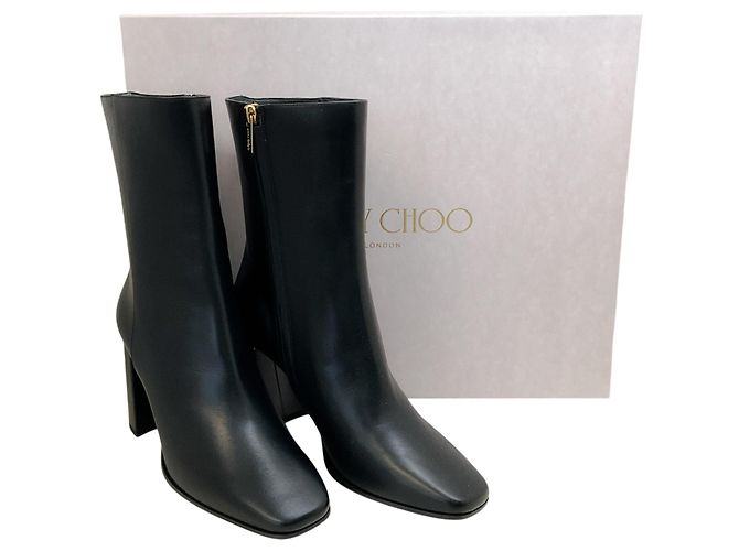 Botines Loren AB 85 de piel negra Jimmy Choo Negro - vista 6