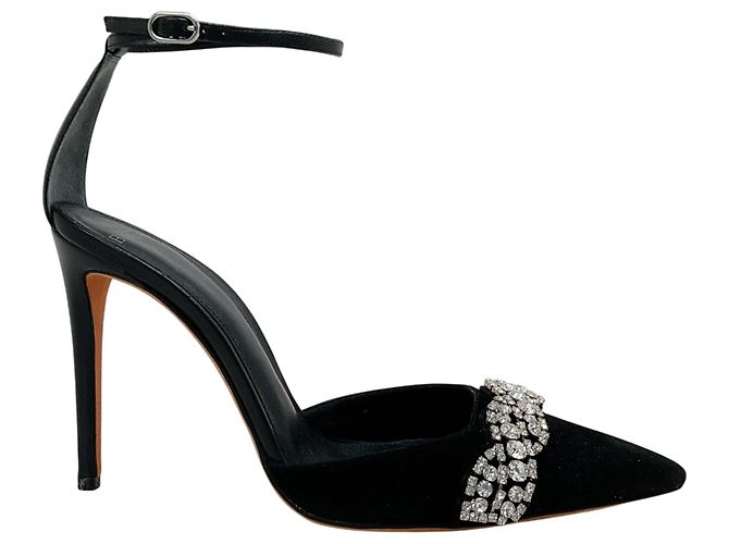 Décolleté Lisa Jeweled in camoscio nero Alexandre Birman - vista 2