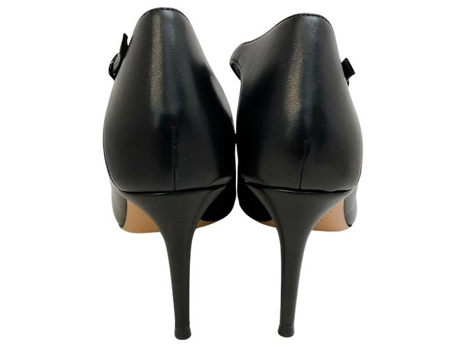 Décolleté Casadei Samurai Julia in pelle nera Nero - vista 5