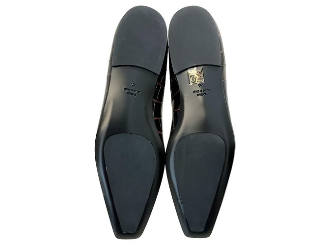 Totême Botines Toteme marrón oscuro con relieve de cocodrilo Castaño - vista 11