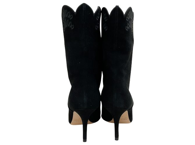 Designers Remix Stivaletti con occhielli Arteana in camoscio nero - vista 5