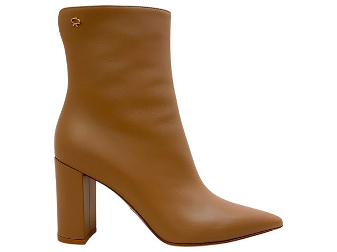 Botines Lyell de piel Glove Desert Gianvito Rossi Castaño - vista 2