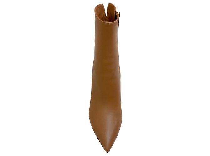 Botines Lyell de piel Glove Desert Gianvito Rossi Castaño - vista 4