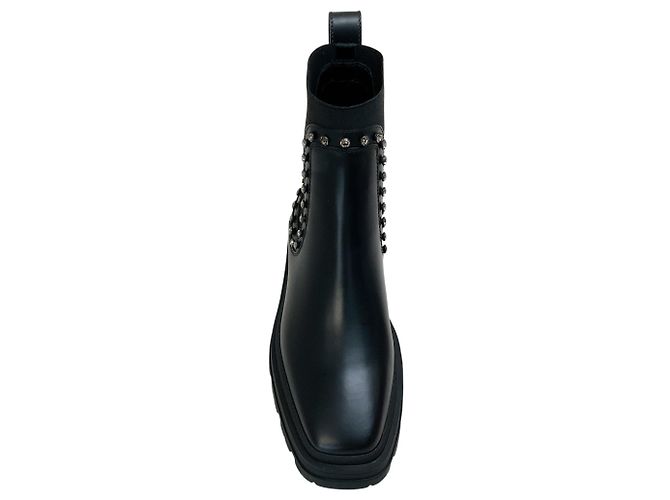 Botas Veronique 45 de piel Black Diamond Jimmy Choo Negro - vista 4