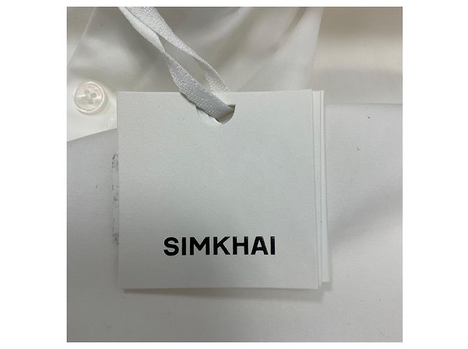 Jonathan Simkhai Simkhai White Colette Floral Guipure Applique Midi-Kleid Weiß - Ansicht 5