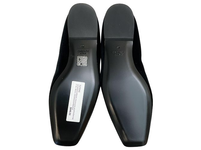 Totême Ballerine in velluto nero Toteme - vista 7
