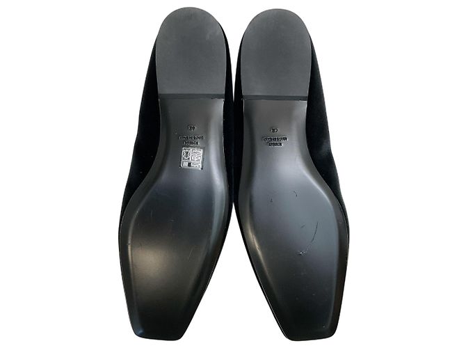 Totême Ballerine in velluto nero Toteme - vista 8