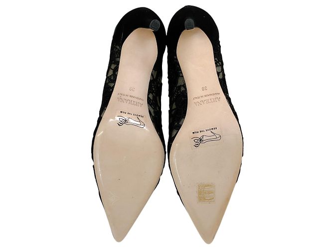Designers Remix Stivaletti con lacci Arteana Black Suede / Lace Nero - vista 8