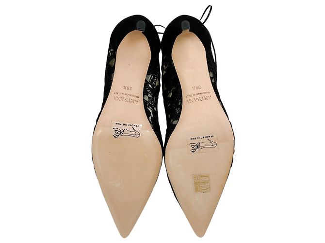 Designers Remix Stivaletti con lacci Arteana Black Suede / Lace Nero - vista 9