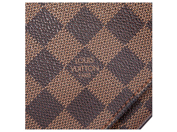 Borsa a tracolla Louis Vuitton Damier Ebene Musette Tango marrone con tracolla lunga - vista 5