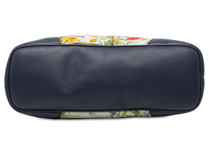 Tote Gucci Flora Medium in tela bianca Bianco - vista 3