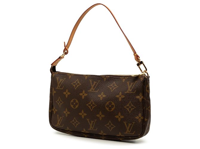 Borsa a tracolla Louis Vuitton Monogram Pochette Accessoires Marrone - vista 2