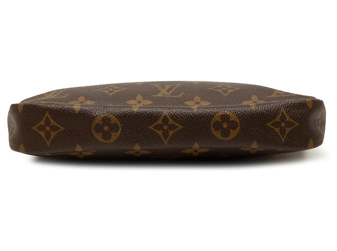 Borsa a tracolla Louis Vuitton Monogram Pochette Accessoires Marrone - vista 3